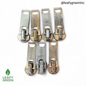 Lot of 7 Carhartt OEM Brass Zipper Pulls YKK Replacement Hardware Bulk